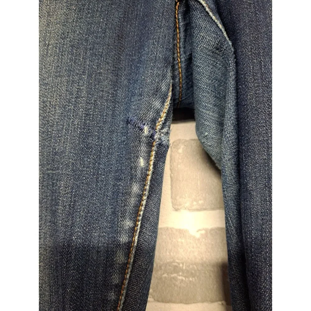 Torrid Womens Relaxed Bootcut‎ Strech Jeans Blue Meas Size 16R Western Rodeo
